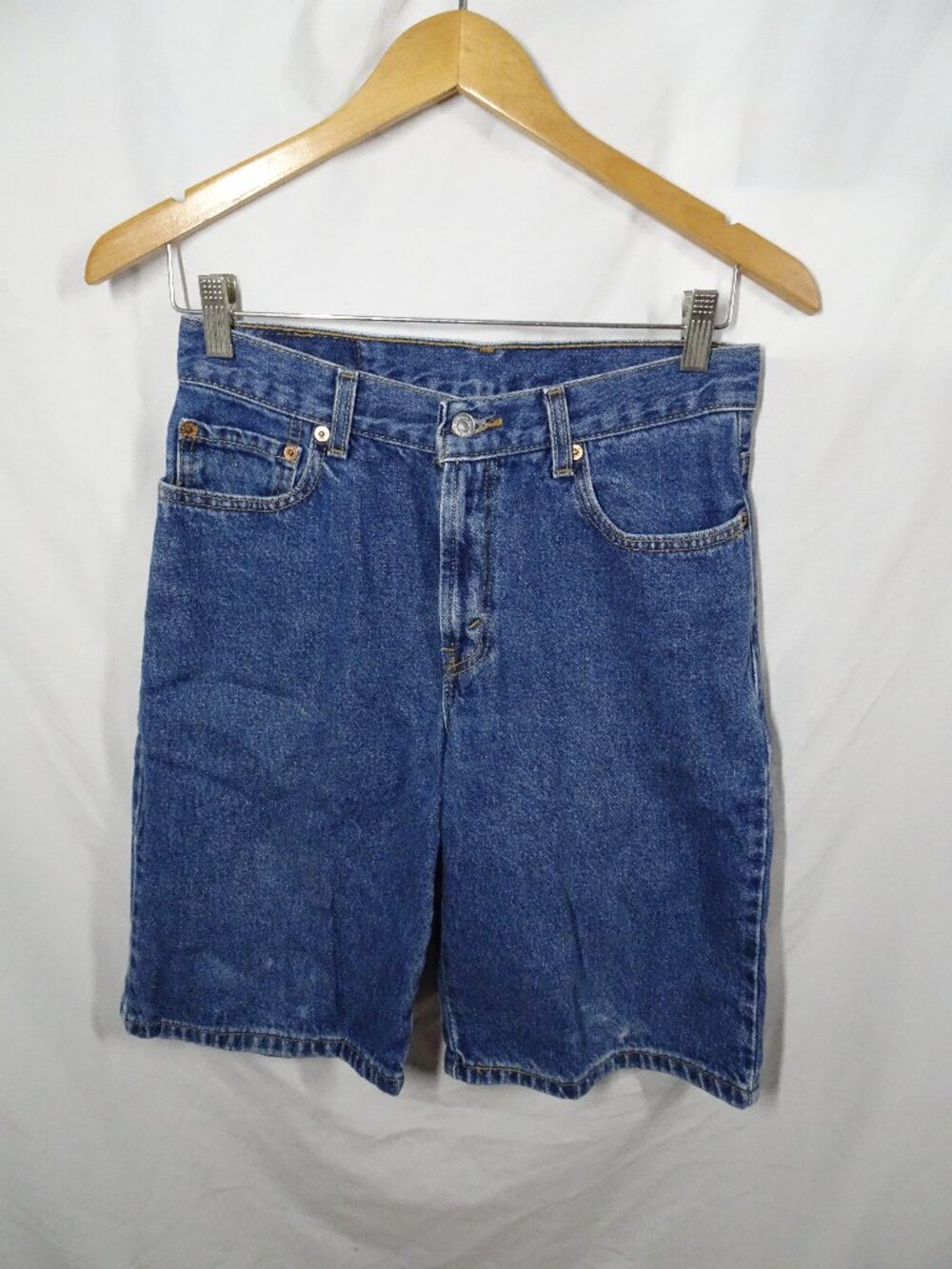Vintage Y2K Levi's Youth Boys Loose Straight Jean Shorts Size 14 Regular